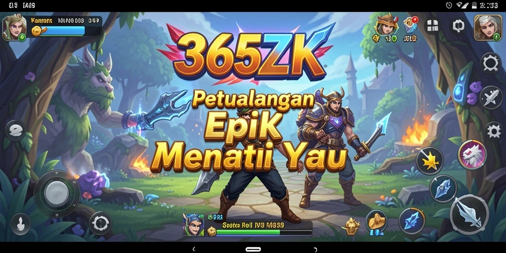 Tampilan gameplay 365ZK yang penuh petualangan dan tantangan.