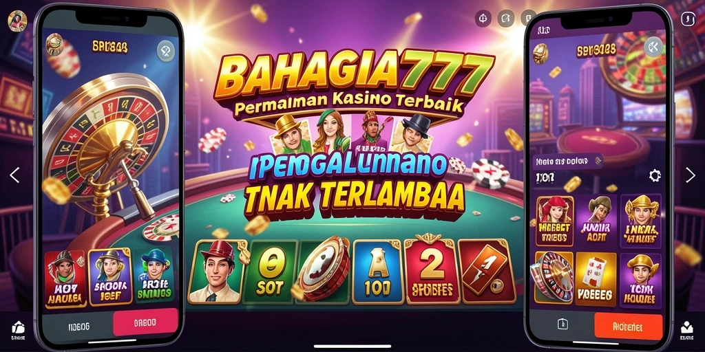 Tampilan gameplay menarik dari BAHAGIA777 di kasino.