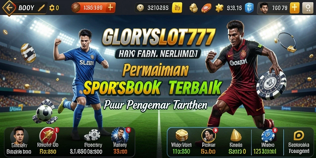 Tampilan screenshot GLORYSLOT777 yang menunjukkan fitur taruhan olahraga.