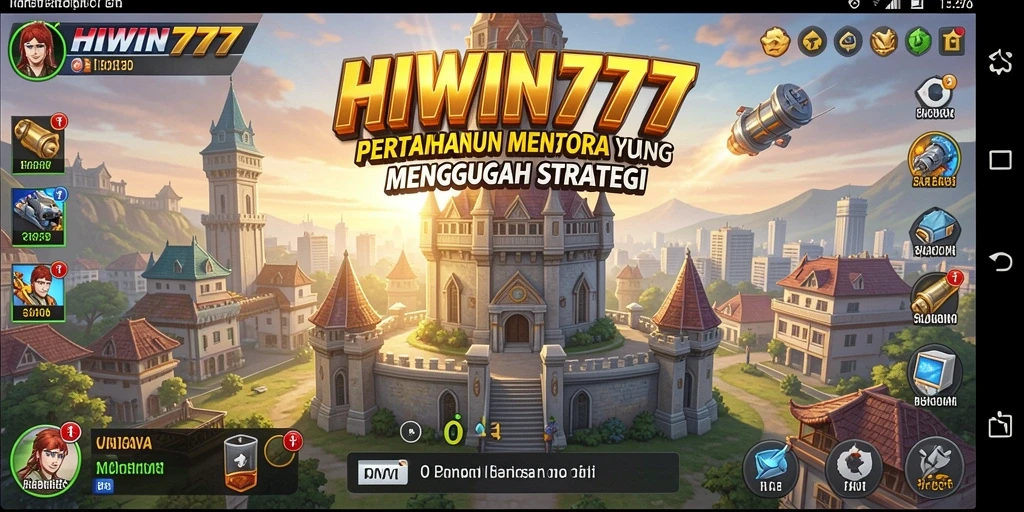 Tampilan gameplay menara dengan pertahanan yang dinamis dan menantang.
