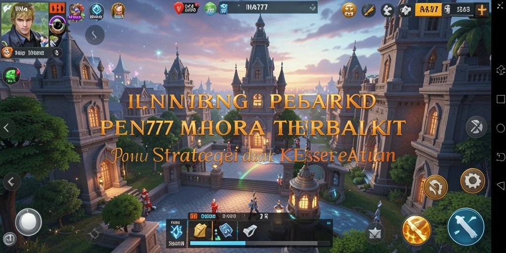 Tampilan gameplay yang seru di INA777 dengan menara menantang.