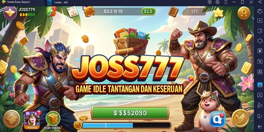Tampilan menarik dari gameplay JOSS777 yang adiktif.