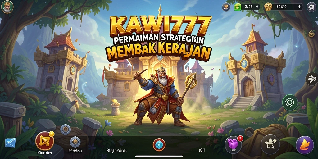 Tangkapan layar gameplay KAWI777 dengan aksi strategis yang mendebarkan.