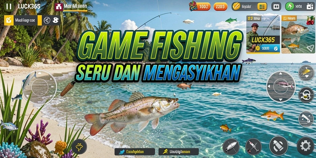 Tangkapan ikan besar dalam LUCK365 dengan tampilan grafis yang luar biasa.