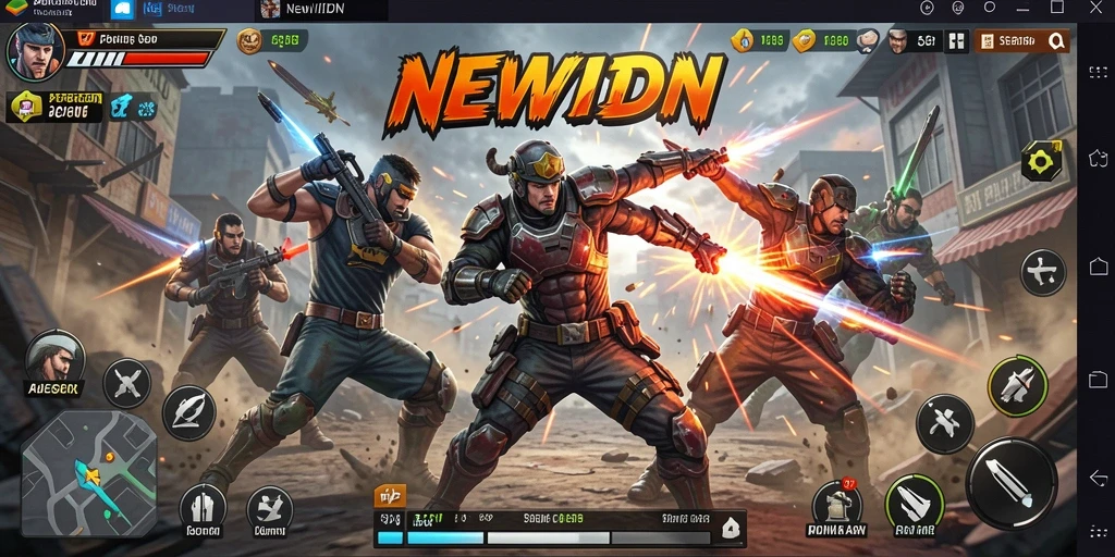 Gameplay seru dengan aksi mendebarkan di NEWIDN.