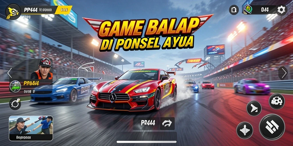Tampilan gameplay seru dan menegangkan dalam PP444.