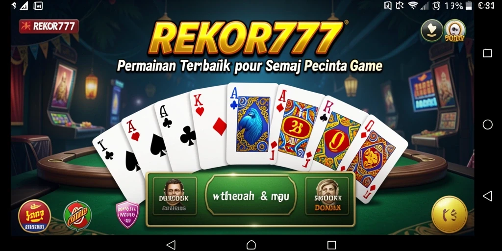 Tampilan menarik dari gameplay Domino di REKOR777.