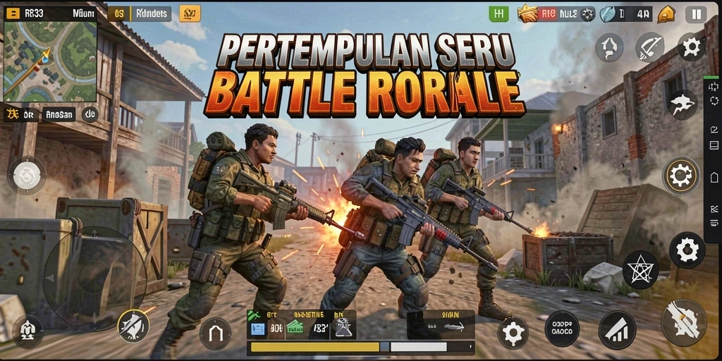 Tampilan gameplay RR33 yang menegangkan dan seru.