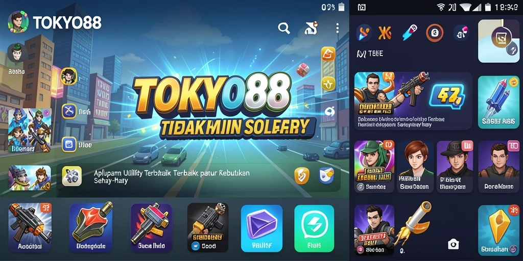 Tampilan antarmuka TOKYO88 yang intuitif dan modern