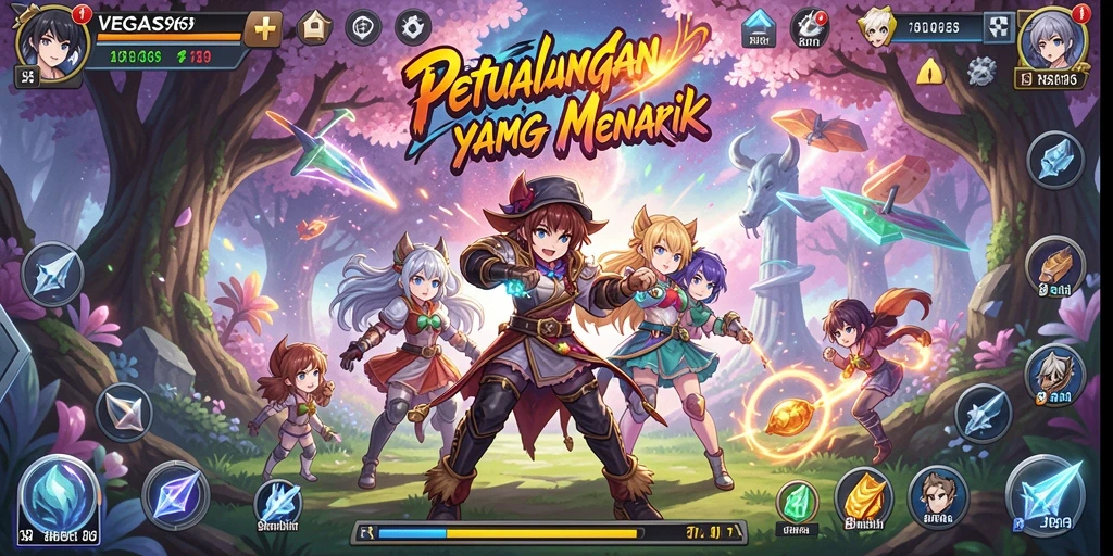 Tampilan gameplay yang dinamis dan menarik di VEGAS969.