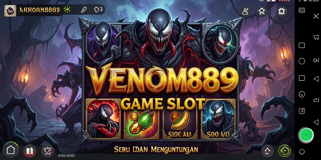 Tampilan gameplay seru VENOM889 dengan tema slot yang menarik.